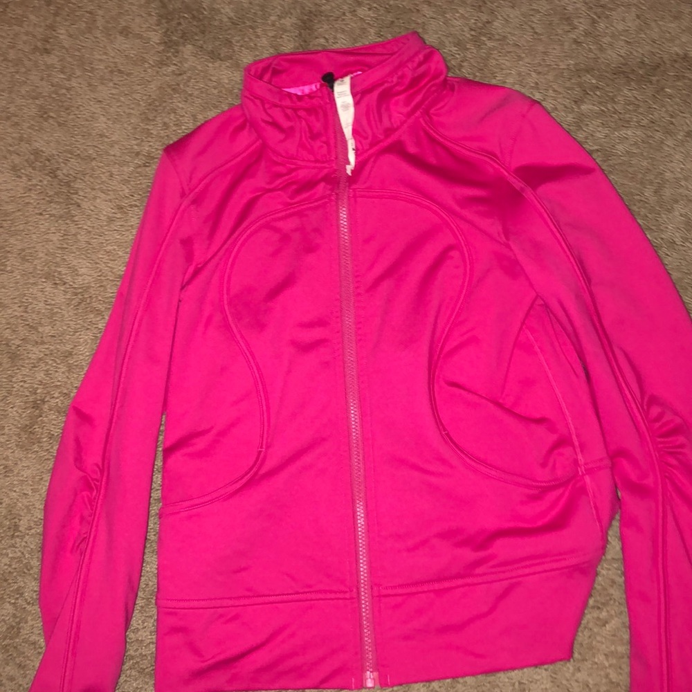 Pink lululemon tennis jacket